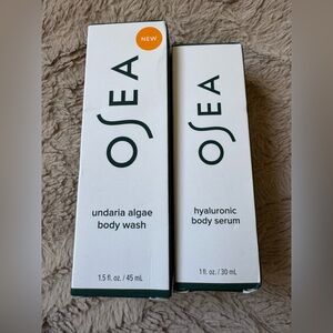 Osea Hyaluronic Body Serum & Undaria Algae Body Wash Set — White